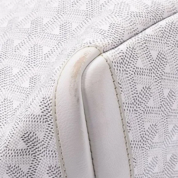 Goyard Goyardine Artois Pm White Coated Canvas Tote - Picture 6 of 13